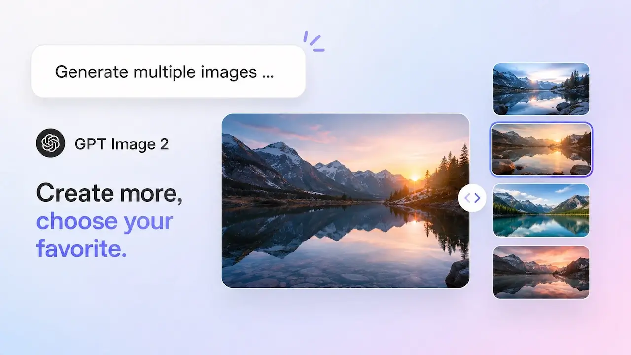 Create more, choose your favorite
